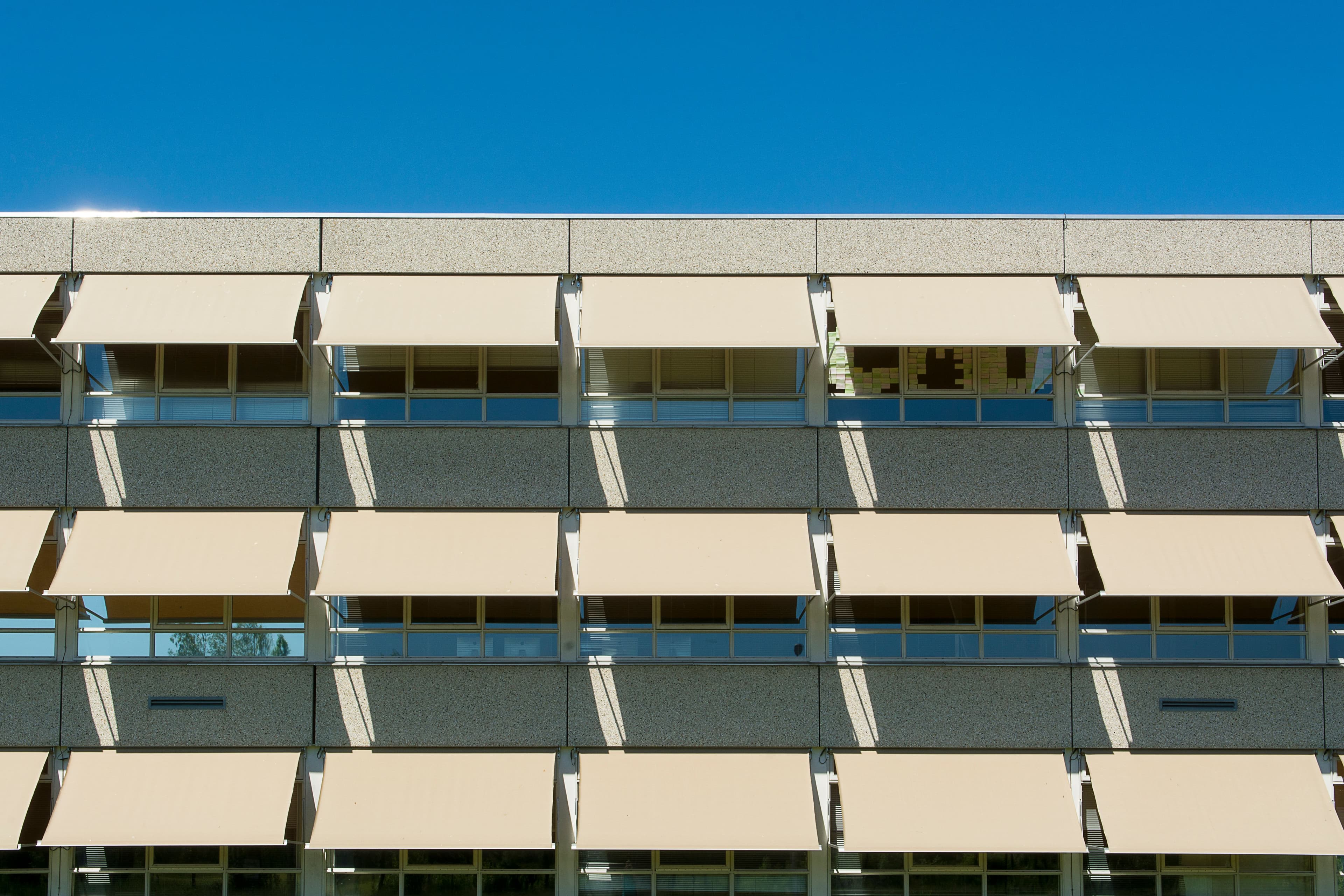 Store vertical toile screen